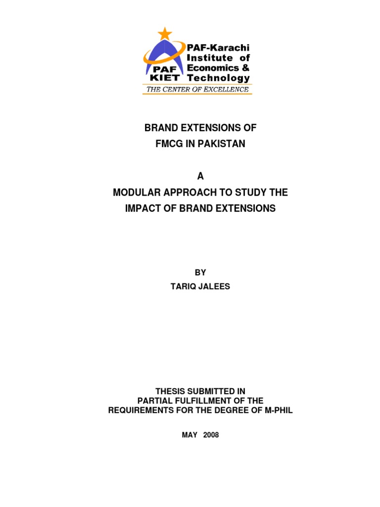 case study of pakistani companies brand development pdf